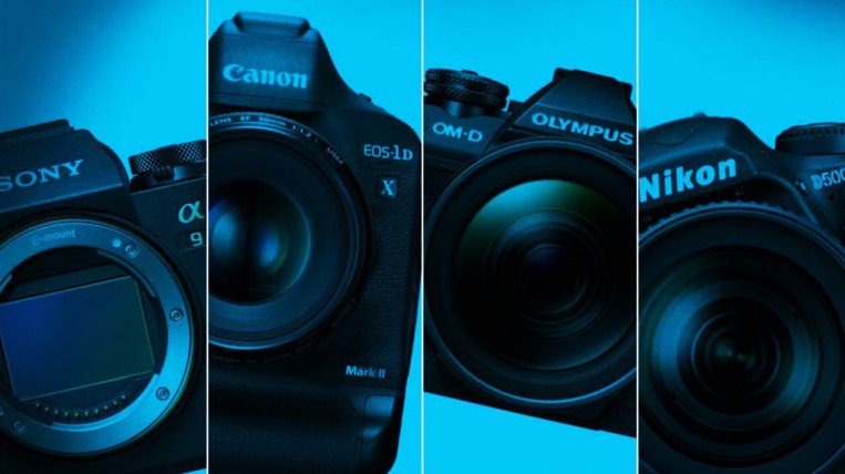معدات التصوير من الكاميرات